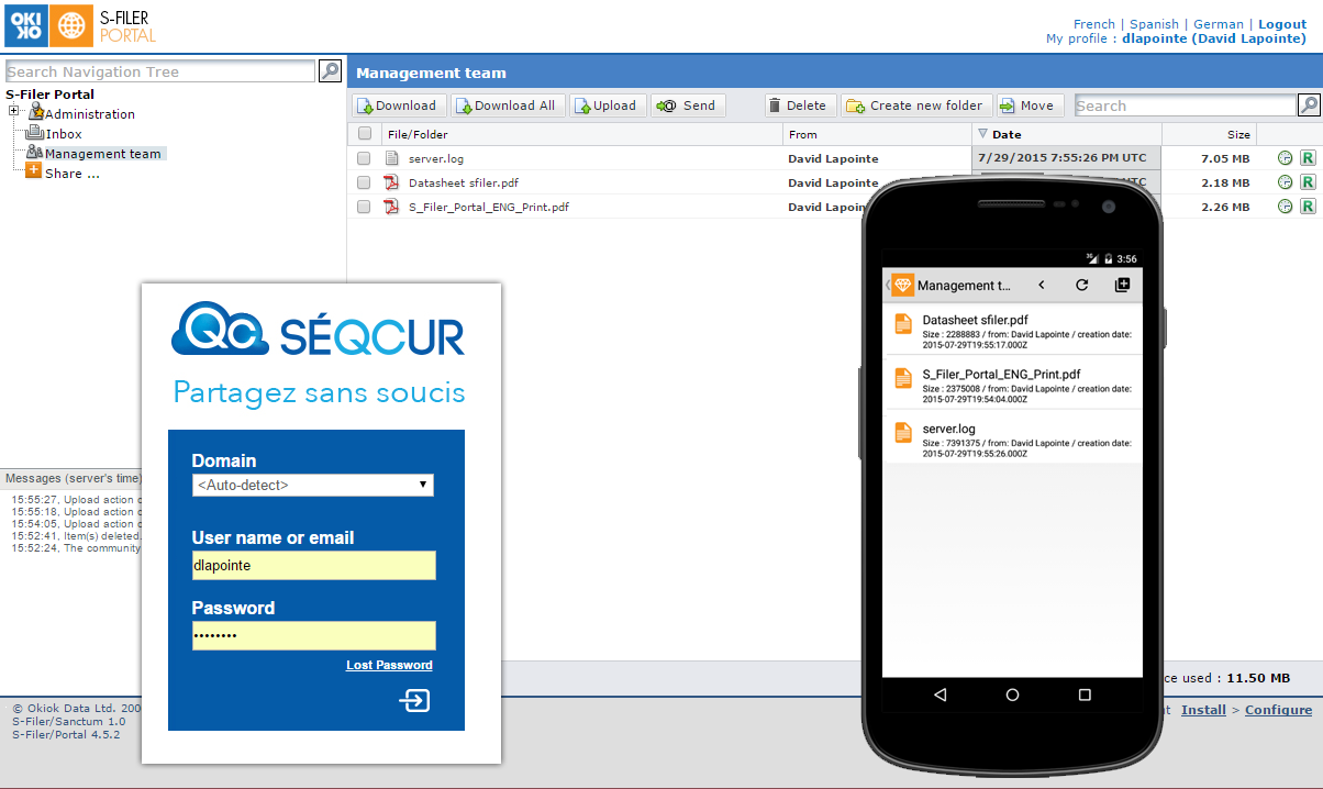 Okiok Sfiler Arquitectura ProtektNet
